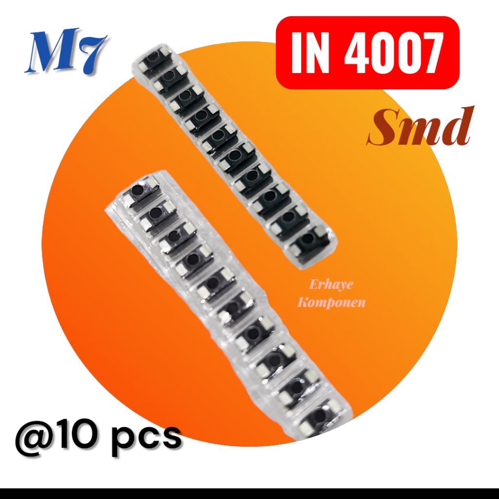 (@10pcs) Dioda IN4007 SMD Dioda M7 SMD 1A/1000V.