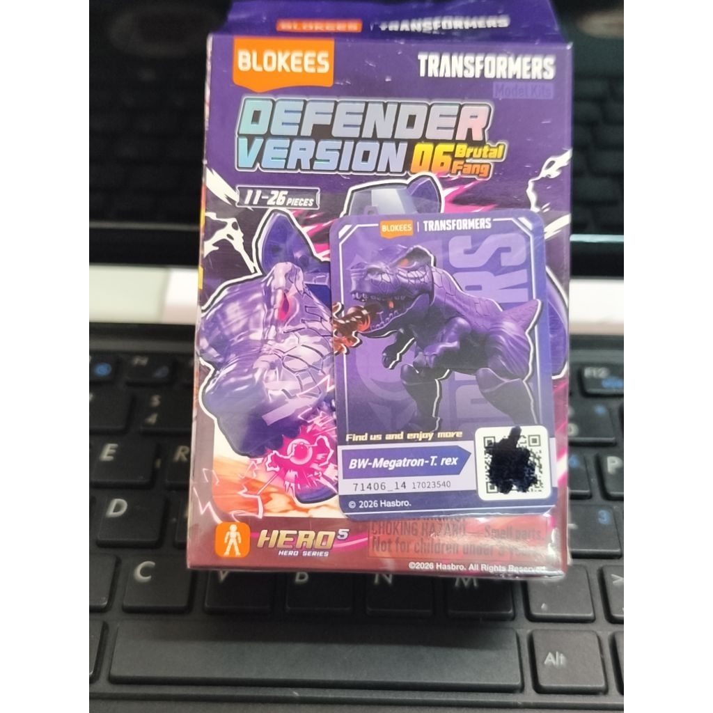 Blokees Transformers Defender Version 06 Brutal Fang BW-Megatron T. rex