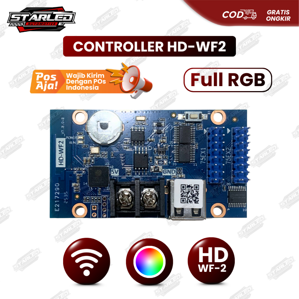 CONTROLLER HUIDU HD-WF2 HD WF2 RUNNING TEXT RGB FULL COLOR