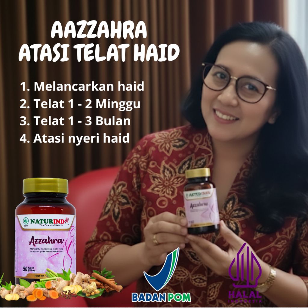 Obat Telat Datang Bulan Pelancar Haid Tidak Teratur Nyeri Haid Menstruasi PCOS Telat Datang Bulan