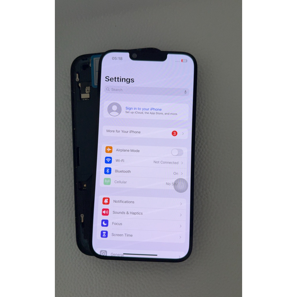 LCD iphone 14 bekas copotan