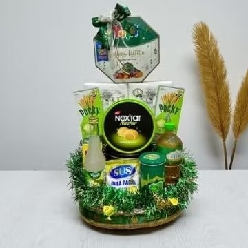 PARCEL LEBARAN / PARCEL RAMADAN / HAMPERS SNACK AESTHETIC EID MUBARAK / PARCEL MAKANAN