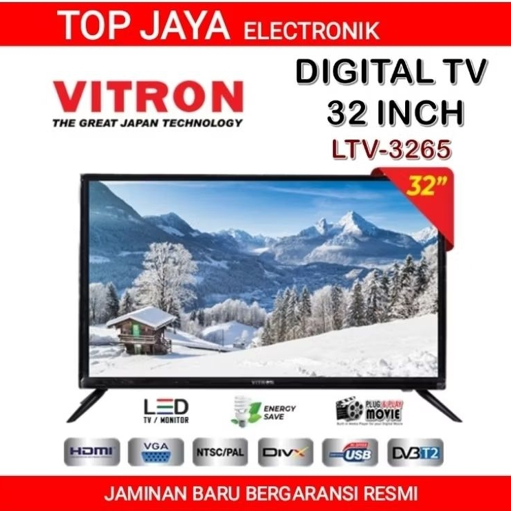 LED TV VITRON 32 INCH DIGITAL TV LTV-3265/VITRON 32 INCH DIGITAL TV NEW SERIES