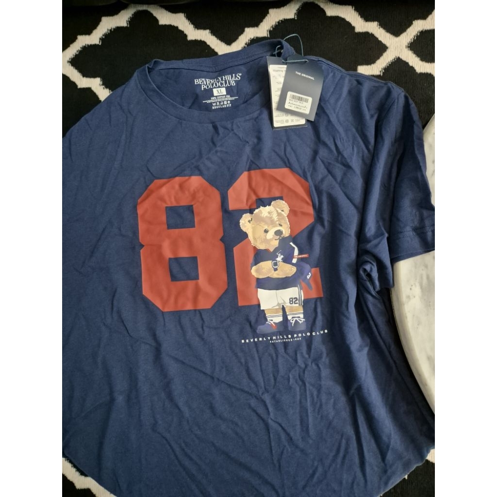 beverly hills polo club kaos pria laki original