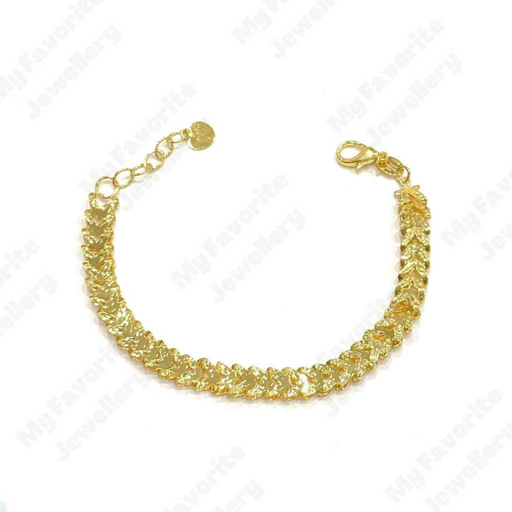 Gelang VV Polosan Emas Asli Kadar 700 16K