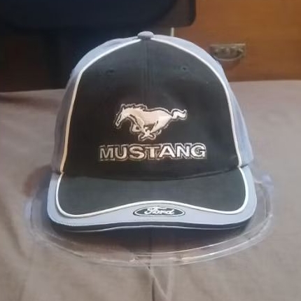 topi vintage Mustang Ford Hot Rods, cap osfm, official tag Ford Hot Rods.
