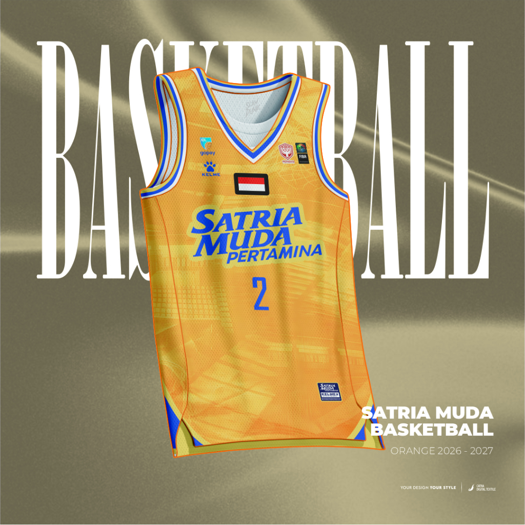 [Slamdunk] Jersey Satria Muda Yellow 2026 - 2027