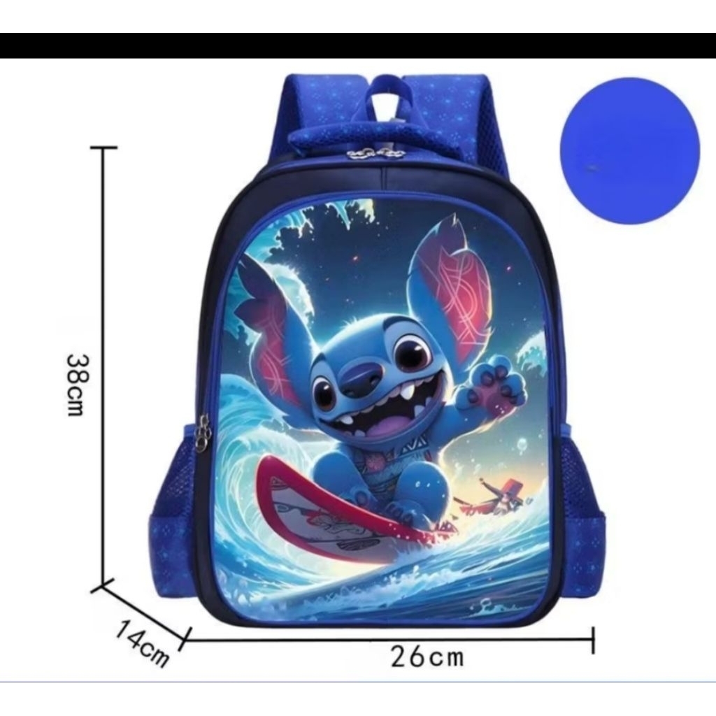 Tas ransel stitch anak backpack stitch anak tas ransel anak karakter stitch