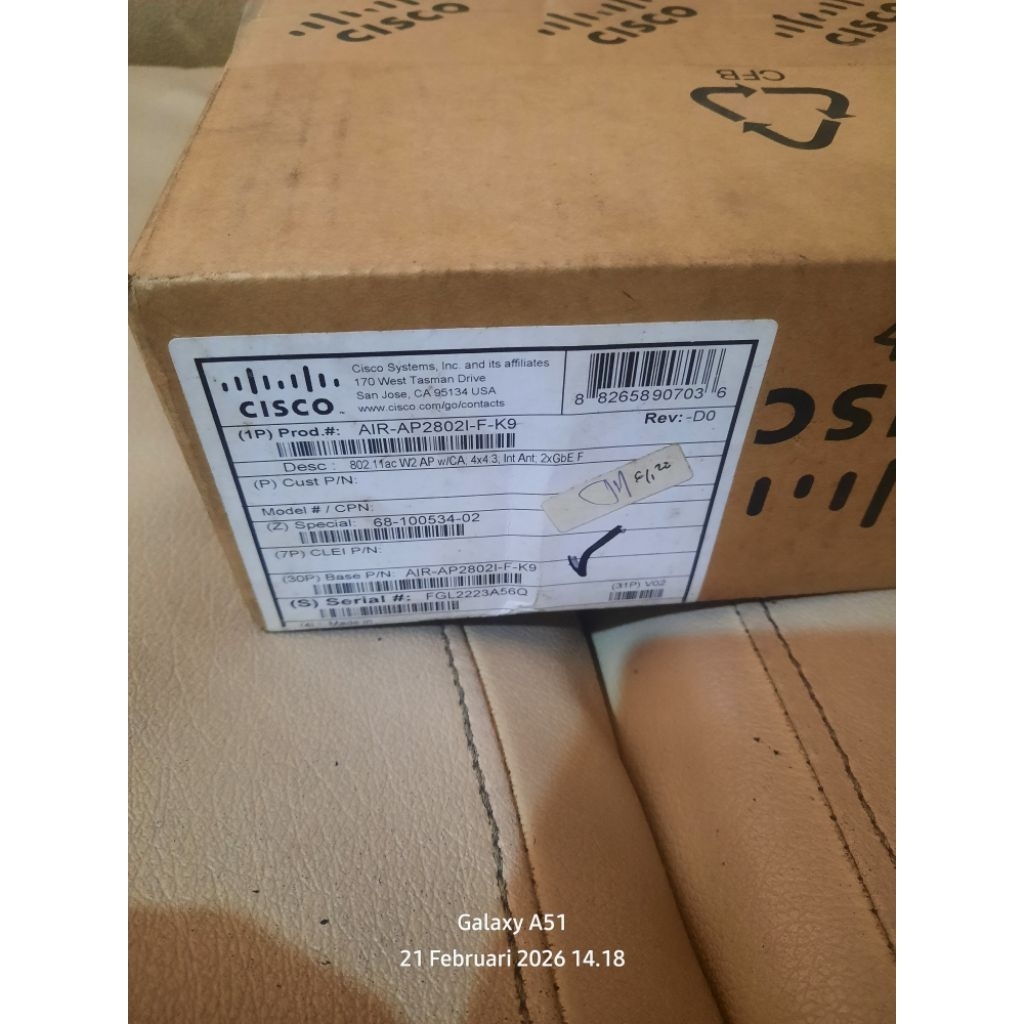 Cisco AIR-AP-2802I-F-K9