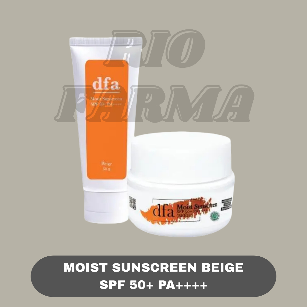 DFA Moist Sunscreen Beige Spf 50+ PA++++ - Sunscreen Wajah