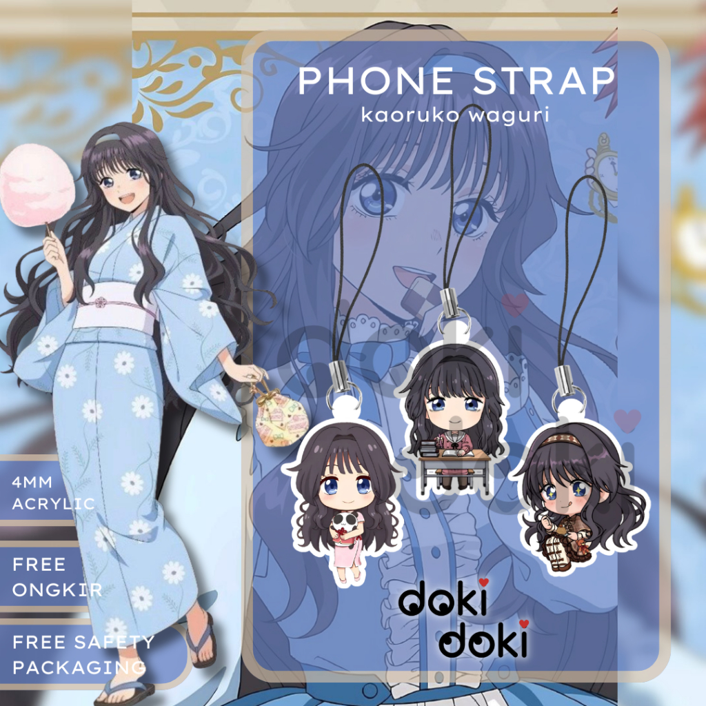 PHONE STRAP HP ANIME KAORU WAGURI KAORU TO HANA