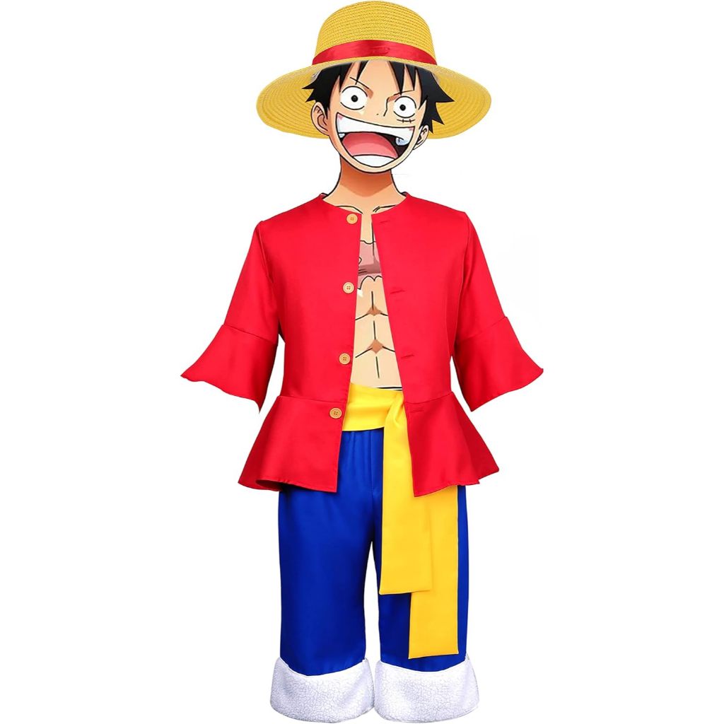 Terlaris Kostum Luffy One Piece Dewasa Cosplay