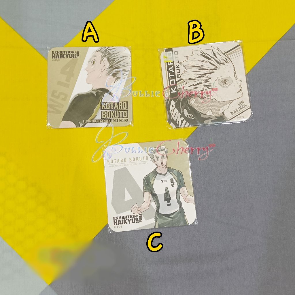[READY STOCK] OFFICIAL Haikyuu Coaster (Bokuto)