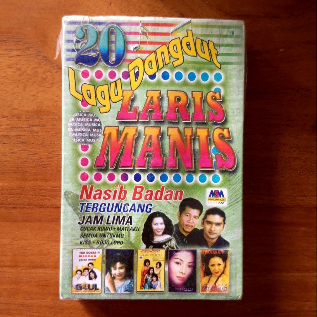 Kaset Pita 20 Lagu Dangdut Laris Manis (Ine Sinthya, Manis Manja, Meggy Z dll)