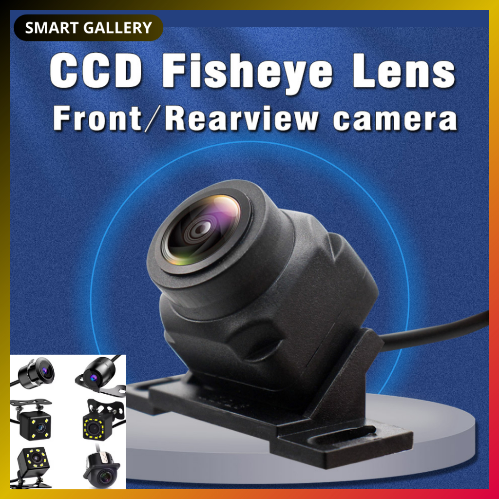 Kamera Mundur Mobil Parkir Kualitas Ultra HD Rear View Camera 8 LED Infrared