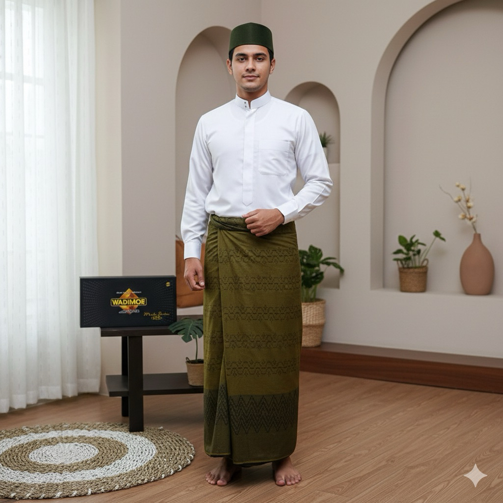 Sarung Wadimor Mode Sutra Pen Motif Polos
