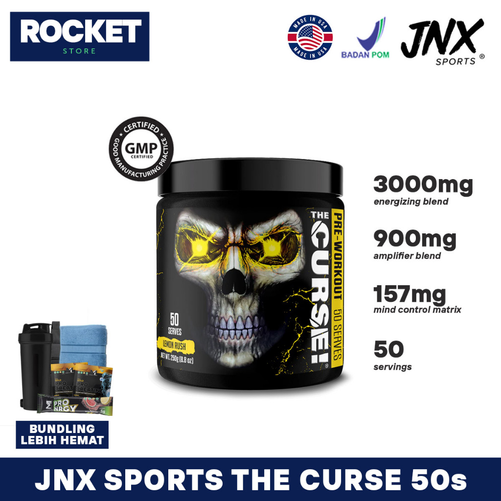 JNX Sports The Curse 50 servings - Suplemen Fitness Pre-workout PWO