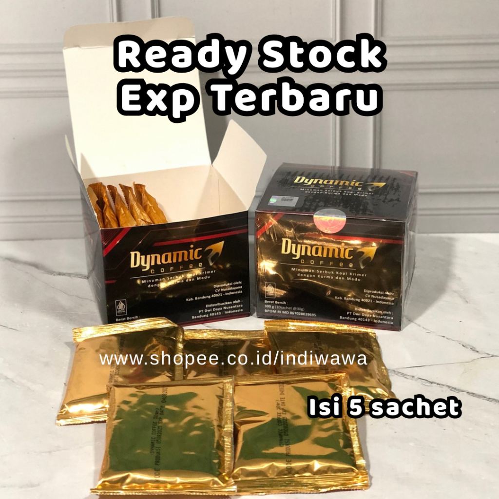 KOPI DYNAMIC ECER isi 5 sachet original | kopi dinamik | minuman kopi dynamik