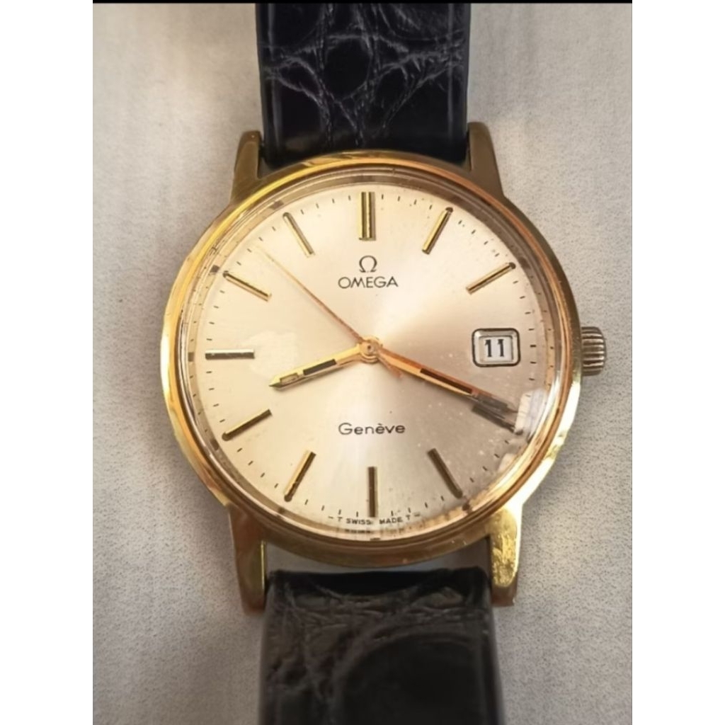 Jam Tangan (KOLEKSI PRIBADI) Vintage th 1972 OMEGA GENEVE Swiss Made Mesin inhouse Manual winding Ca