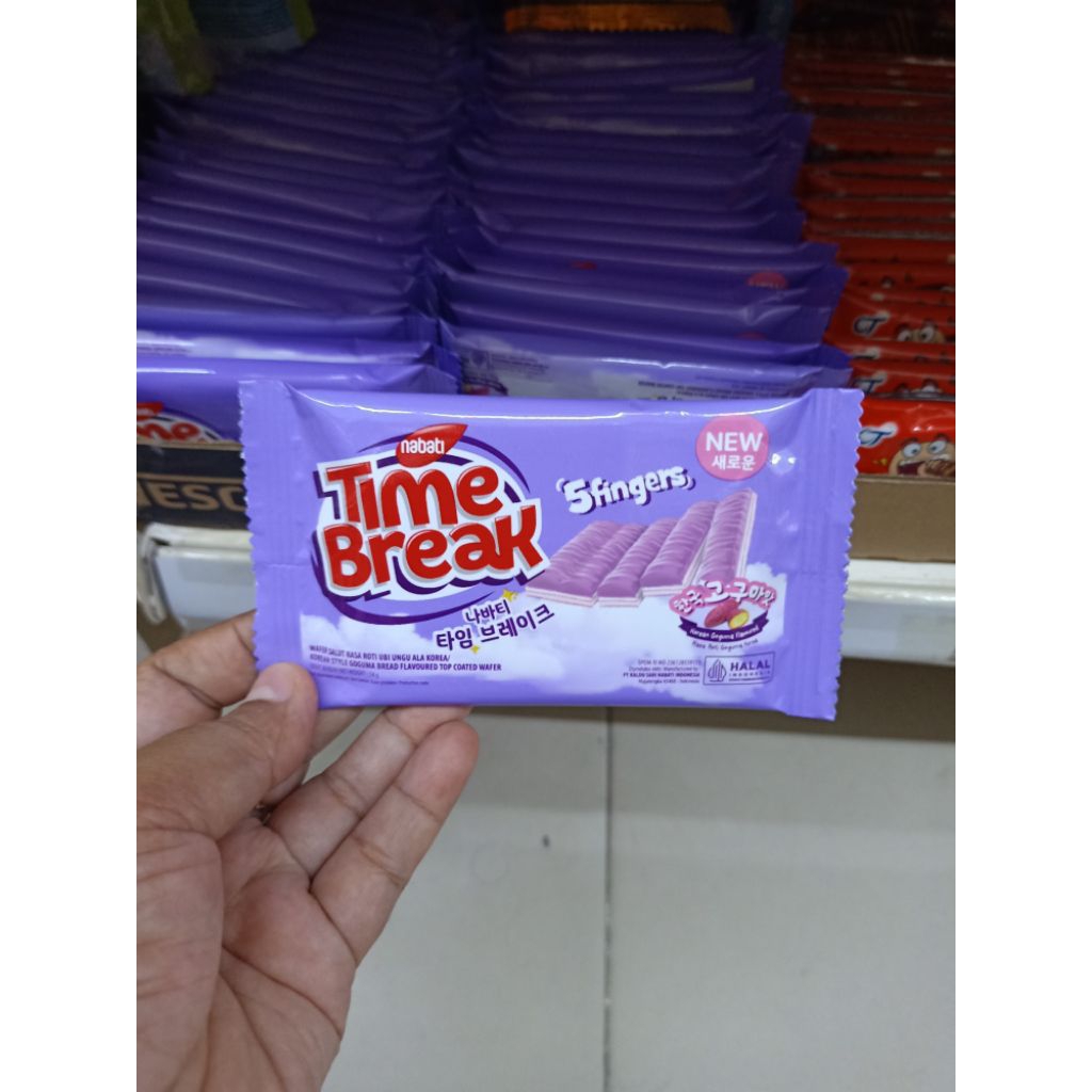 nabati time break wafer salut roti ubi ungu ala korea 14g