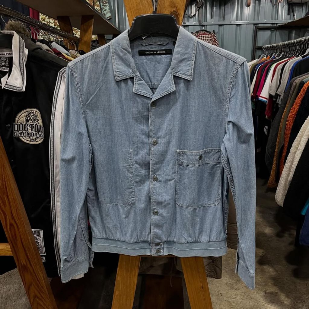jaket jeans UNIQLO and LEMAIRE polos size M casual bagus