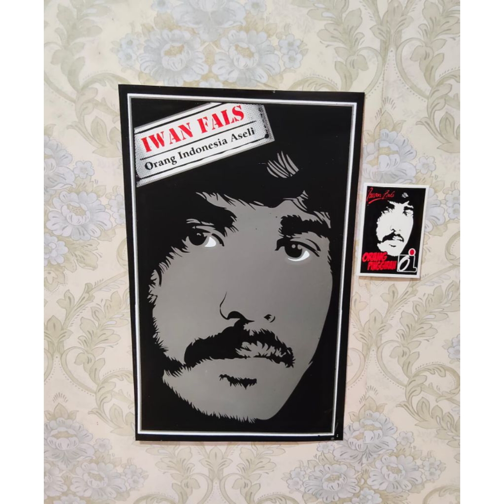 Stiker jumbo Iwan Fals plus bonus stiker