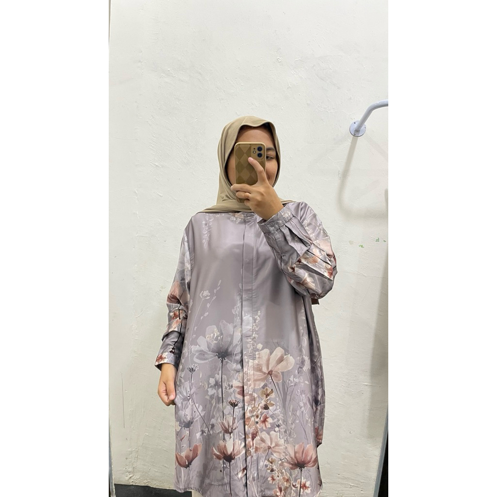 Mayka Tunik Lebaran bahan silk premium