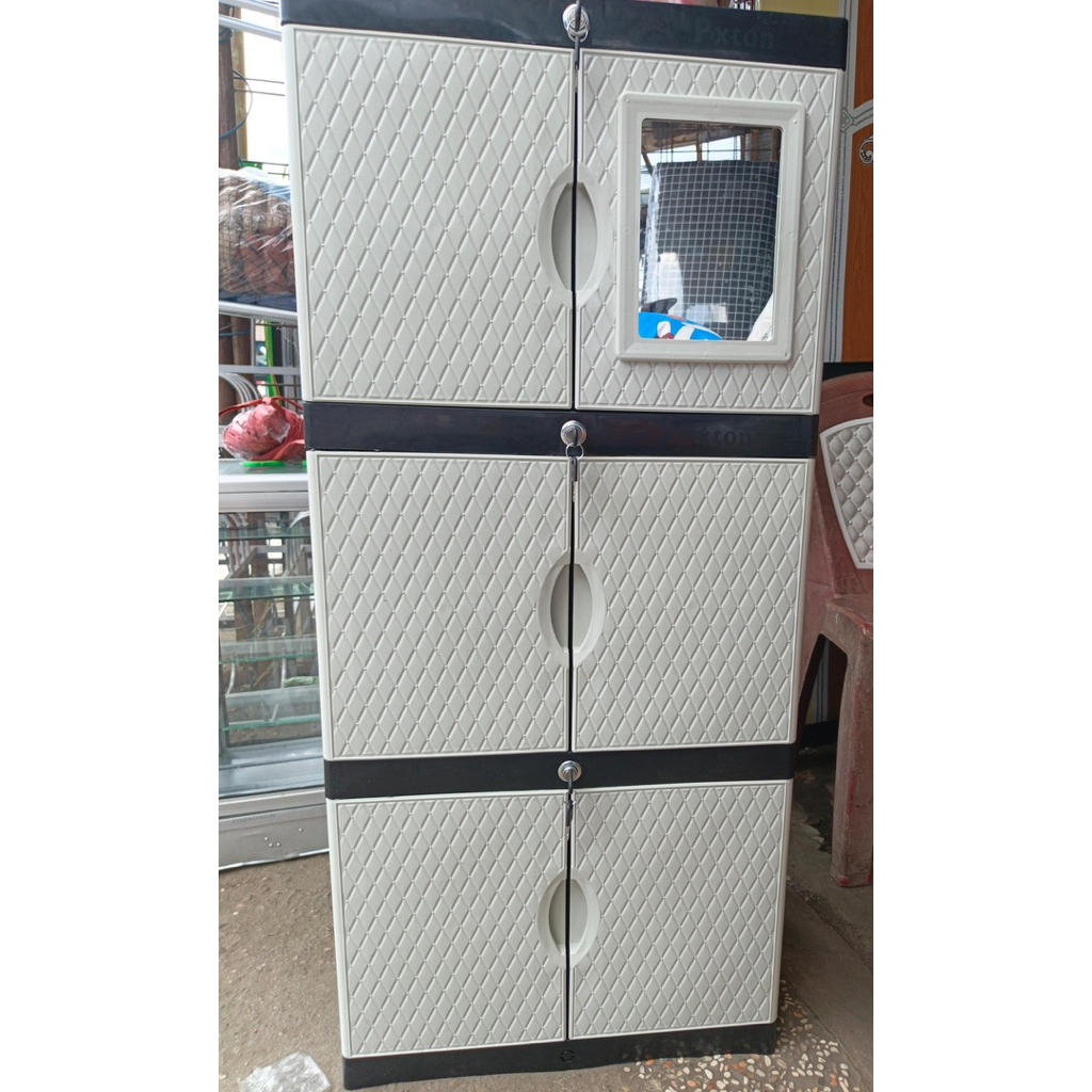 lemari plastik pxton full kunci