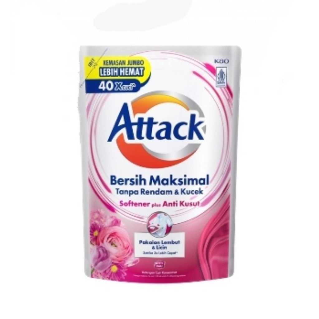 Attack Detergen cair matic + Softener 1200gr
