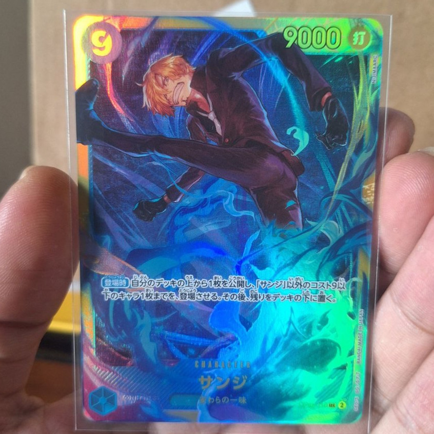 Sanji OP06-119 SEC Original Bandai Kartu One Piece Card Game OPTCG Secret
