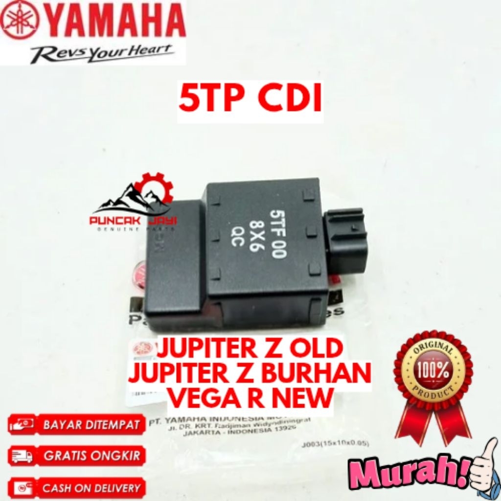 CDI ORIGINAL YAMAHA KODE 5TP, CDI JUPITER Z OLD, CDI JUPITER Z BURHAN, CDI, VEGA R NEW