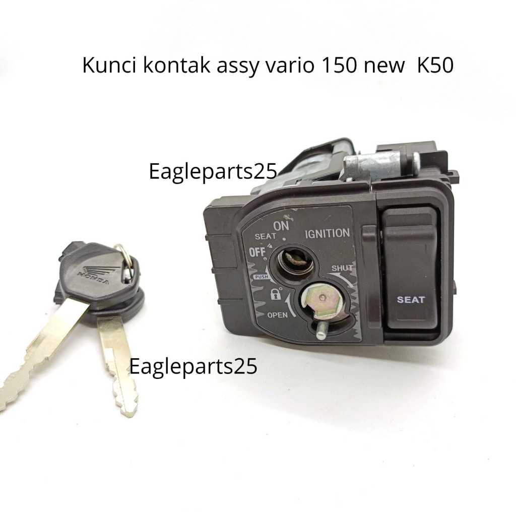 Kunci kontak assy Vario 150 New K50 /vario 150 new/vario 150 old/vario 125 led/vario 150 led/key set