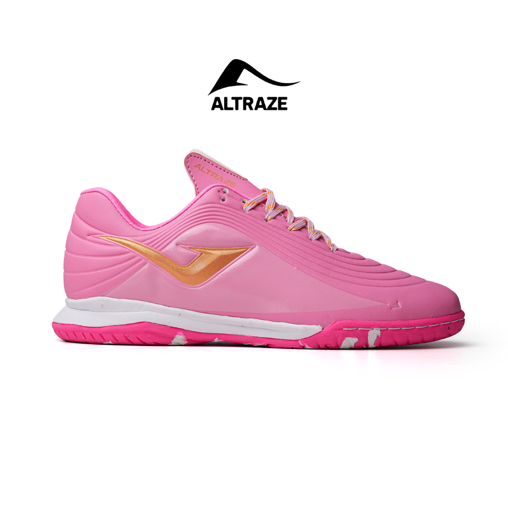 Altraze - Sepatu Futsal Altraze Maestro Elite Pink Putih Original Ringan & Anti Slip