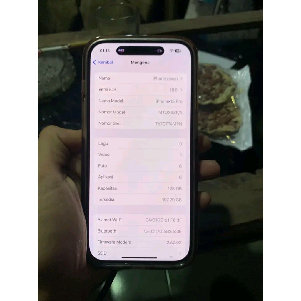 IPHONE 15 PROMAX 256