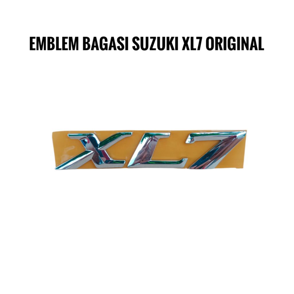 Emblem XL7 2020 Up Emblem Bagasi Suzuki XL7 Emblem Tulisan XL7 Chrome Original