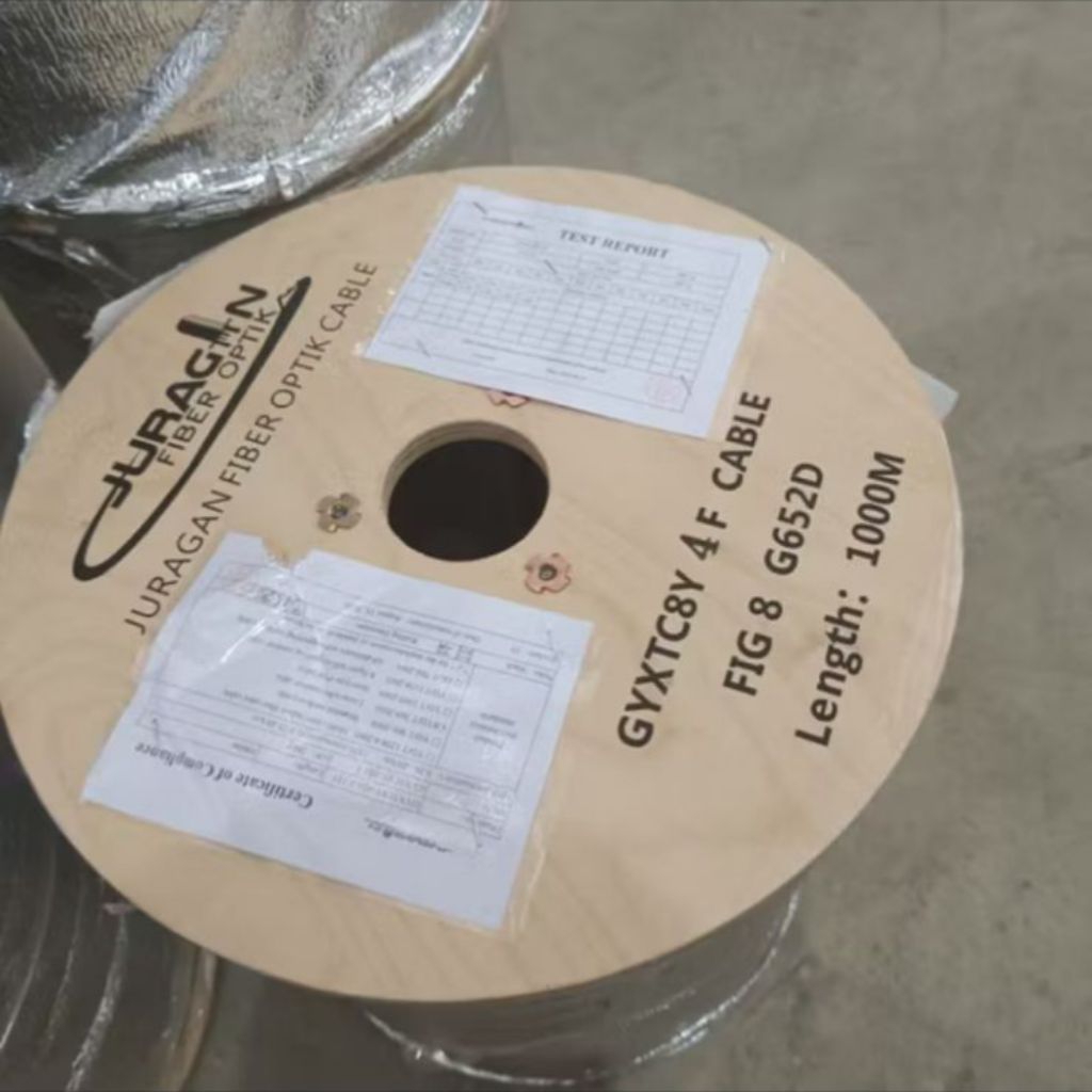 kabel fiber optik fig8 4 core / fig8 4 core 1km / ku mini fig8 4 core