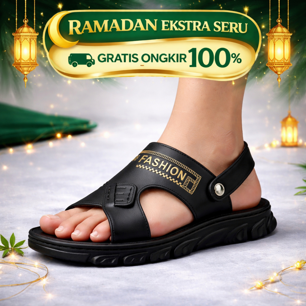 Sandal Jepit Cowok Import Karet Empuk Ringan - Sendal Pria Japit Distro Impor Spazio Series