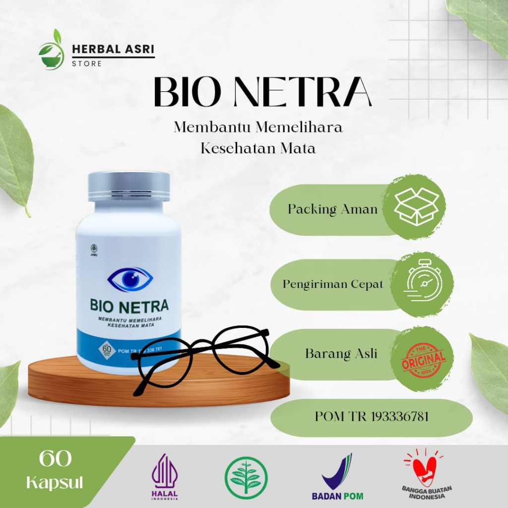 BIO NETRA ORIGINAL - KAPSUL MATA HERBAL