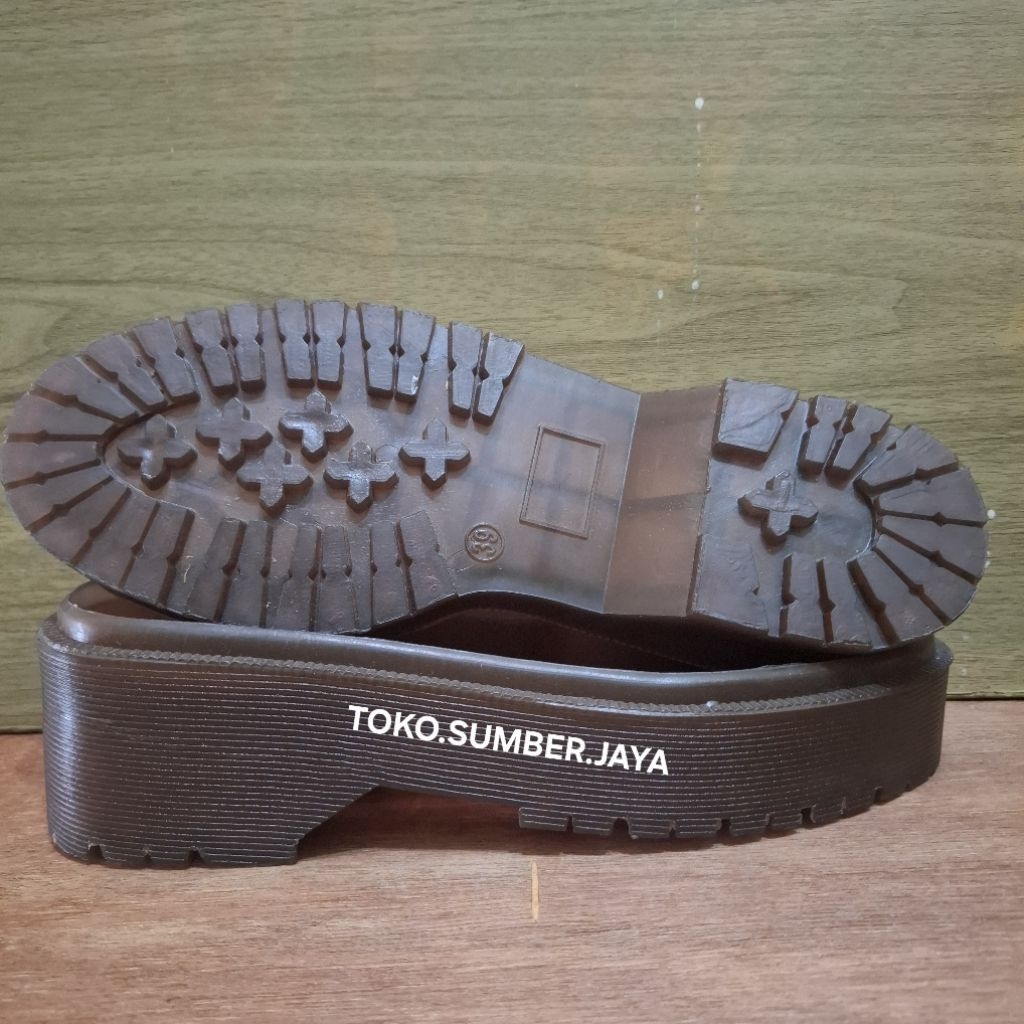 Outsole Sepatu Docmart Boot Wanita - Sole Sepatu Dokmar Wanita Hak 6cm