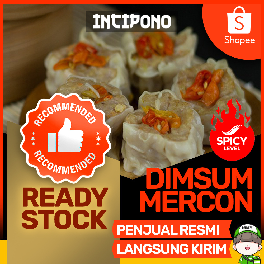 [READY STOCK] Incipono Dimsum Mercon Pedas Spicy Dimsum Viral Murah Enak isi 25 Halal Premium