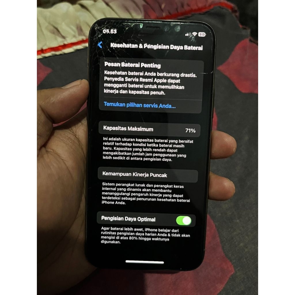 IPHONE 11 PRO INTERNAL 64 GB EX INTERNASIONAL WARNA GOLD