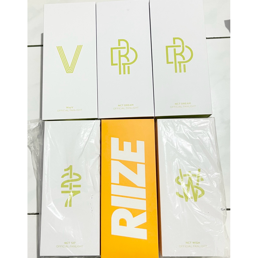 FANLIGHT LIGHTSTICK OFFICIAL RIIZE, NCT DREAM, NCT 127, NCT WISH, WAYV NEW SEALED