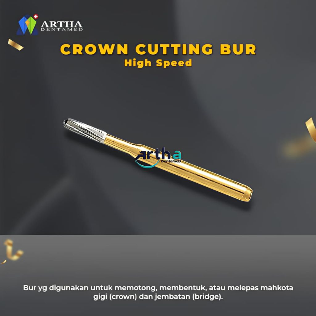 CROWN CUTTING CARBIDE BUR HIGHSPEED / BONGKAR CROWN