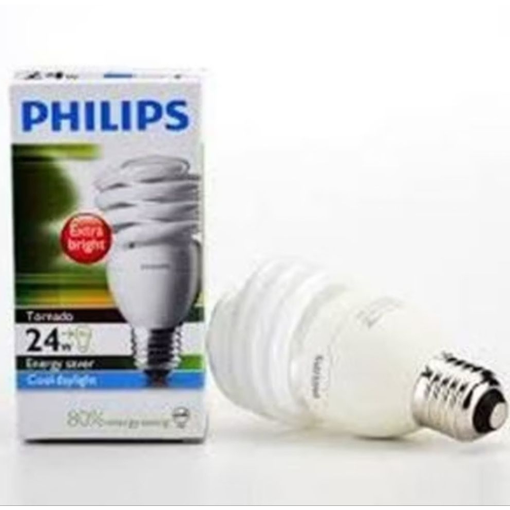 Philips Lampu Tornado Spiral 15watt