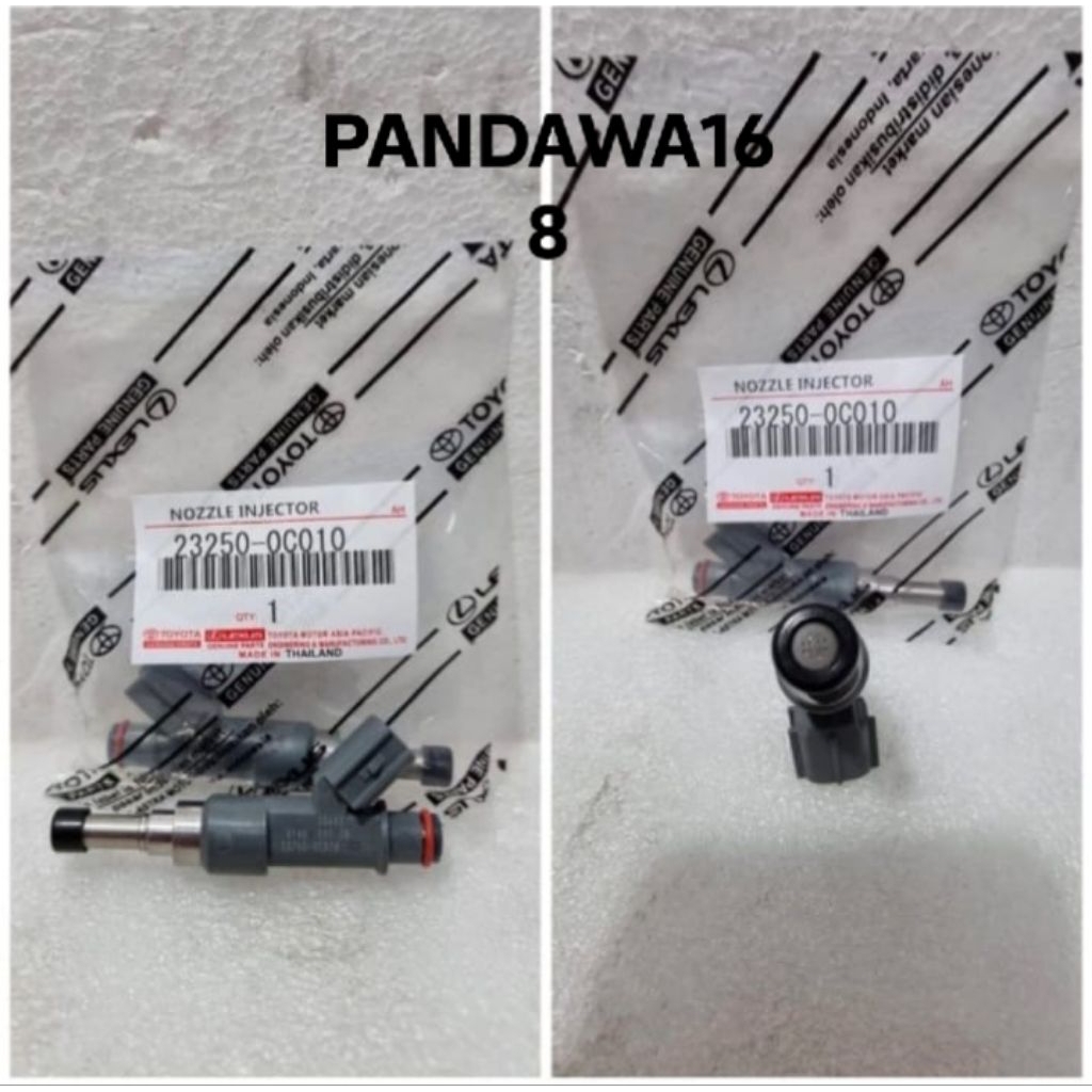Nozzle Injector Toyota Fortuner Innova Bensin Original 23250-0C010