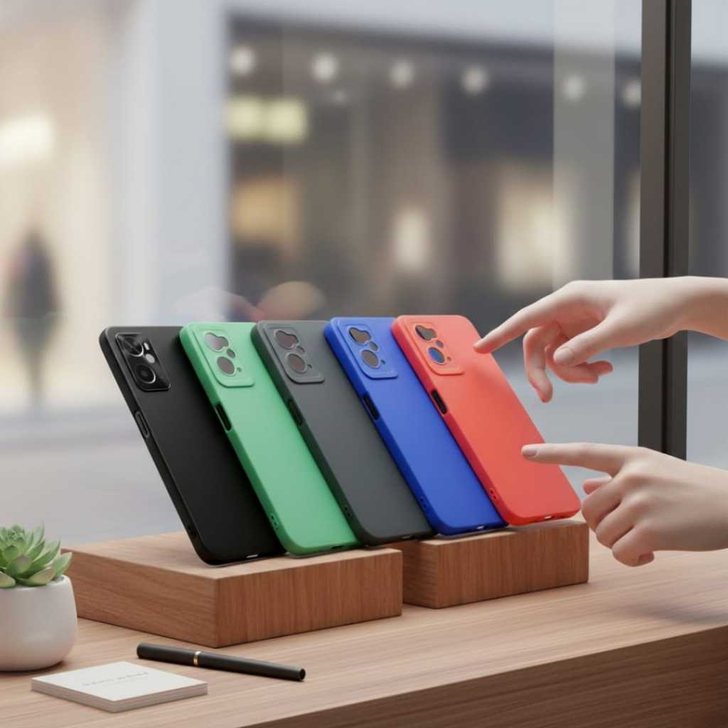 [PREMIUM] Casing Silikon Macaron OPPO Series A16 A54 A57 A17 A58 A78 A3S A5S A96 - Softcase Warna Ma