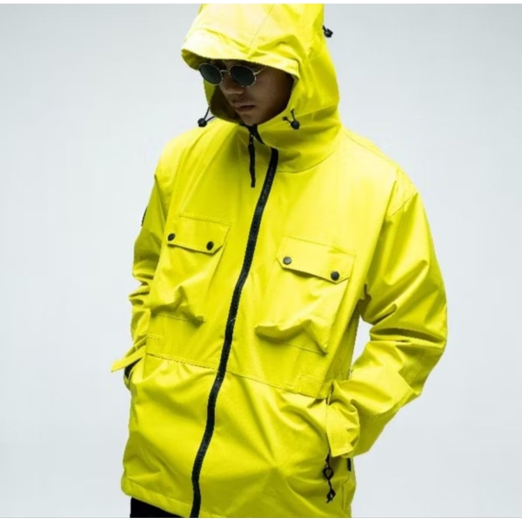 TROUBLEMAKER GORPCORE JACKET - RAMSEY LIME - OUTWEAR - OUTDOOR JACKET