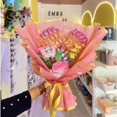[EMKA] BUKET PERMEN LOVE | Love Yupi Bouquet Buket Ulang Tahun hadiah ulang tahun anak Buket Anniver
