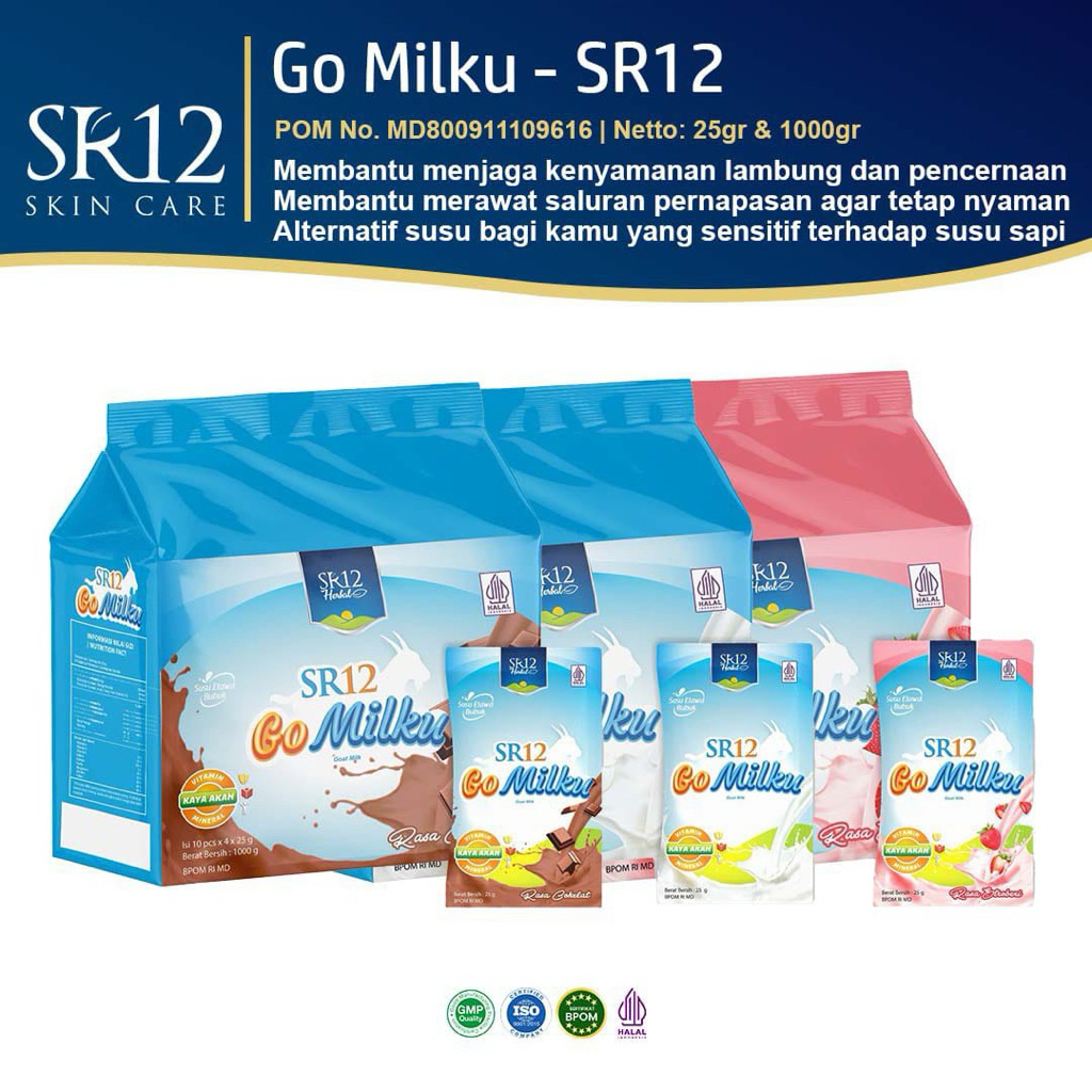 GoMilku Strawberry Cokelat Original SR12