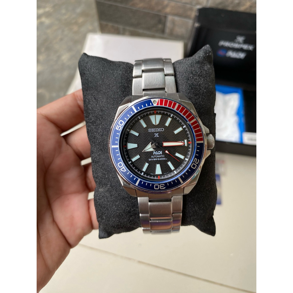 original jam tangan seiko divers samurai srpb99k1 spesial edition PADI
